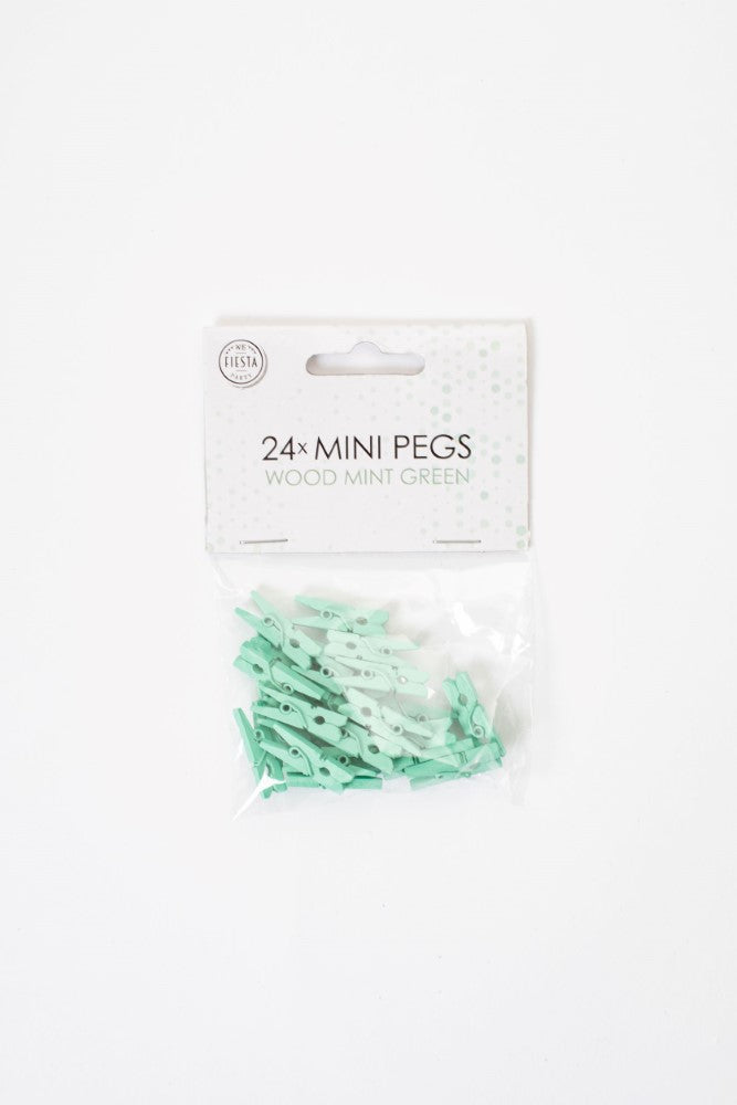 Mintgrønar mini træ klemmur