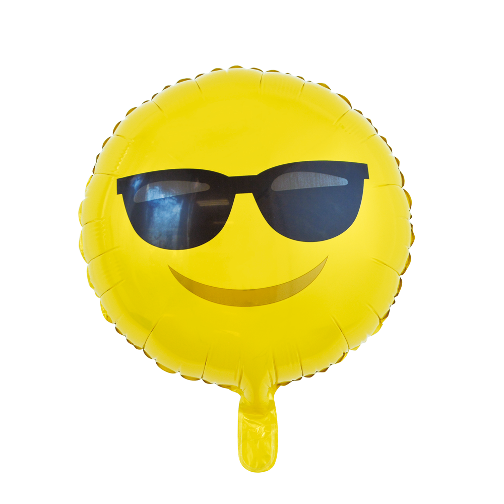 Smiley við sólbrillum Ballón