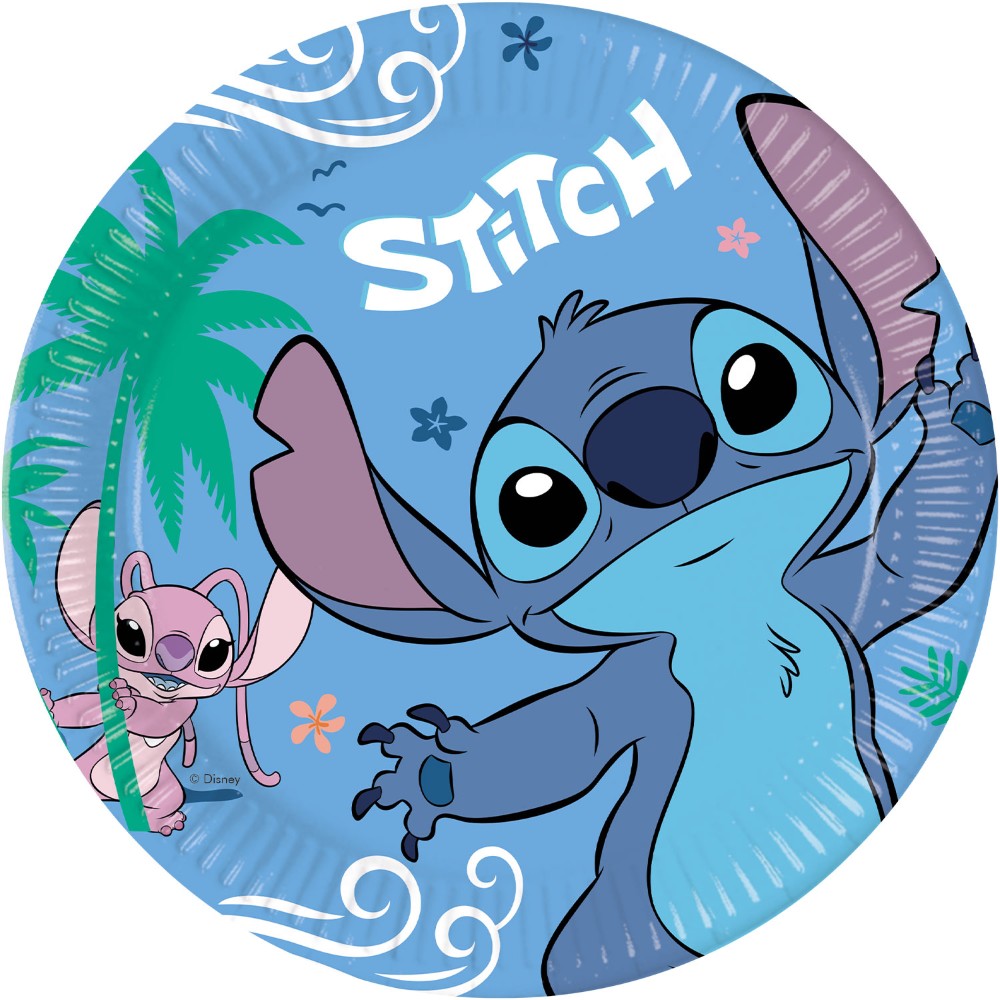 Stitch & Angel papp tallerkar