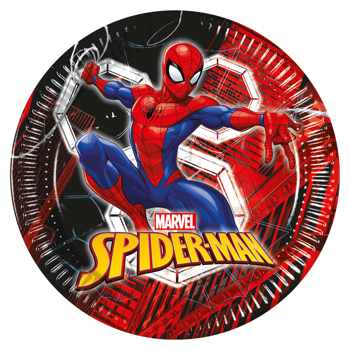 Spiderman papp tallerkar