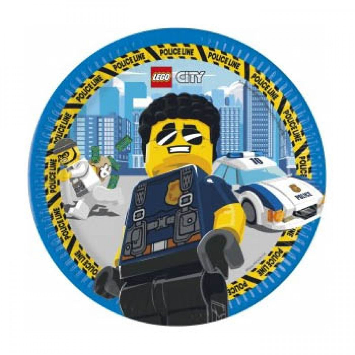 Pap Tallerkar. - Lego City