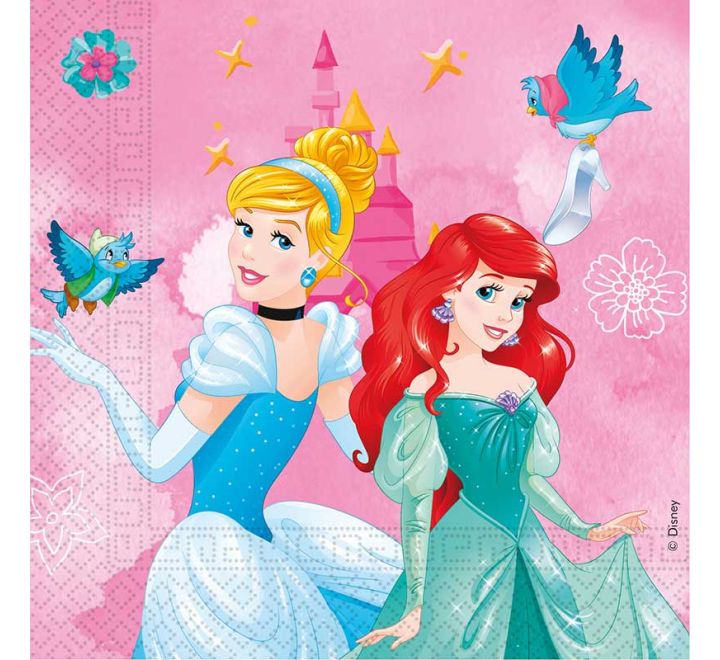 Disney prinsessur serviettar