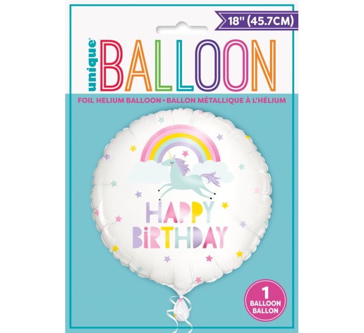 Unicorn foliu ballón