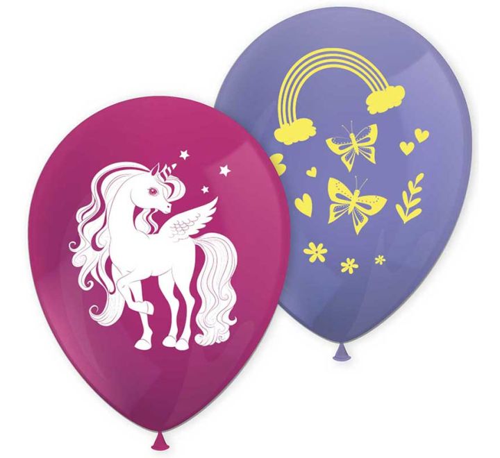 Unicorn latex ballónir