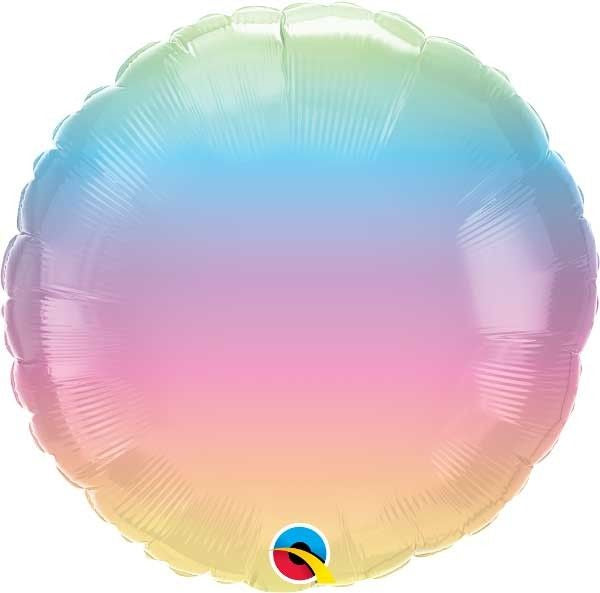 Pastel ombre foliu ballón