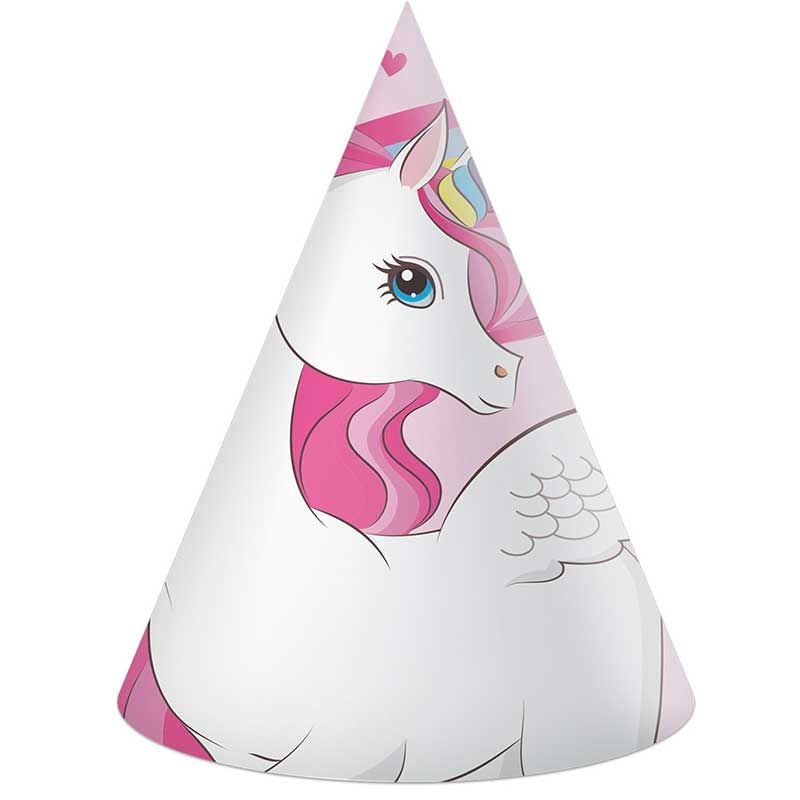 Unicorn party hattar