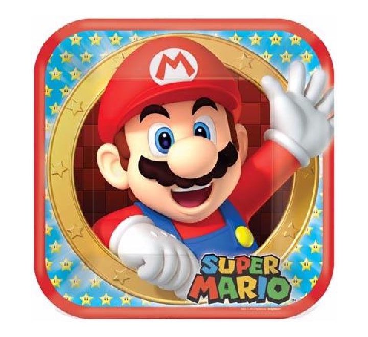 Super Mario tallerkar