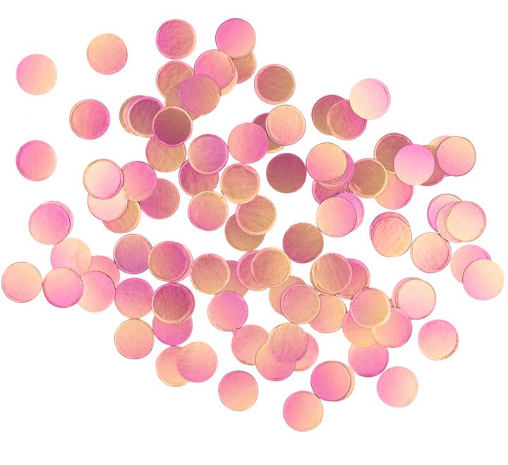 Konfetti. - Rosegold Ombre