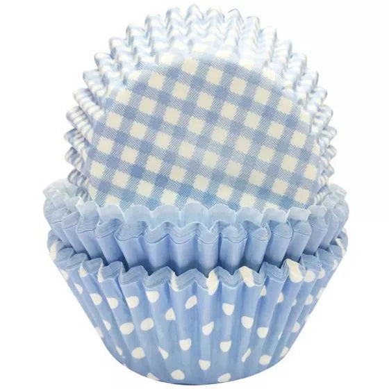 Muffinsformar 75 stk. - Ljósablátt