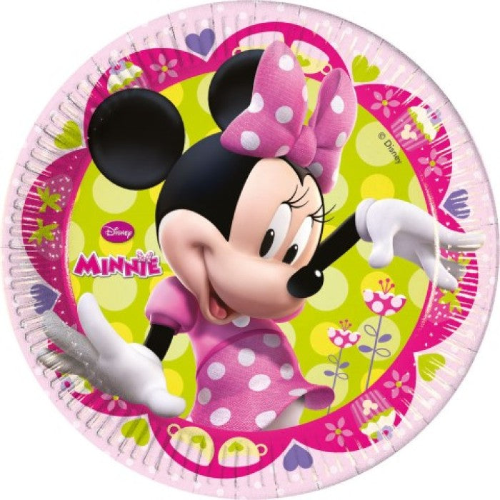 Minnie mouse papp tallerkar