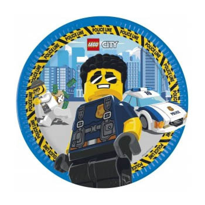 Lego city papp tallerkar