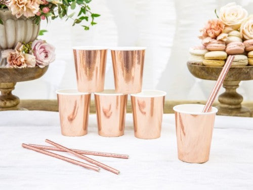 Rosegold papp koppar