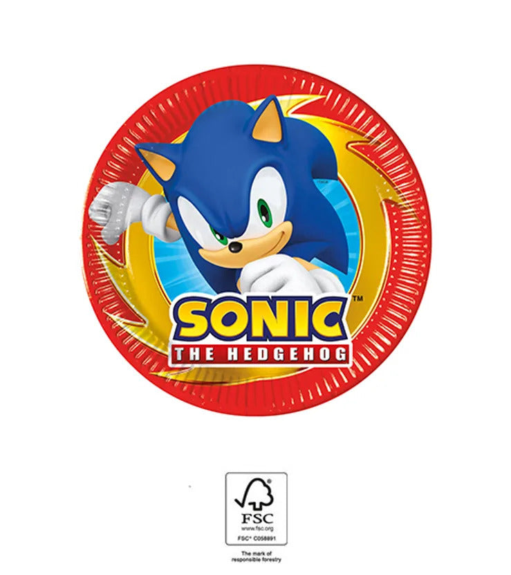 Sonic papp tallerkar