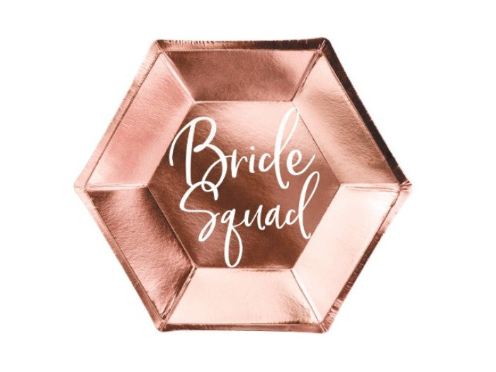 Bride squad papp tallerkar