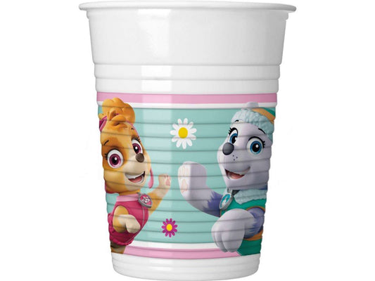 Paw patrol skye & everest plastik koppar