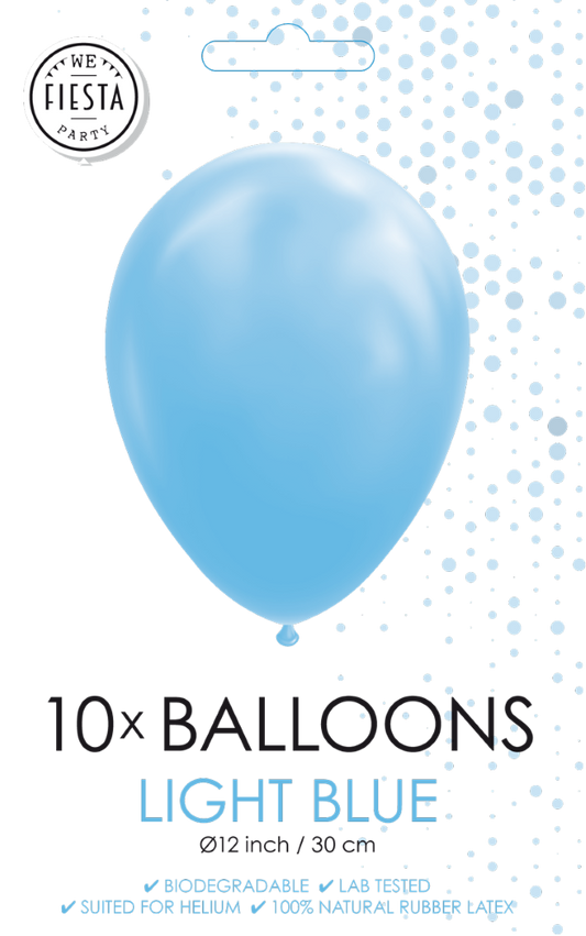 Ljósabláar latex ballónir