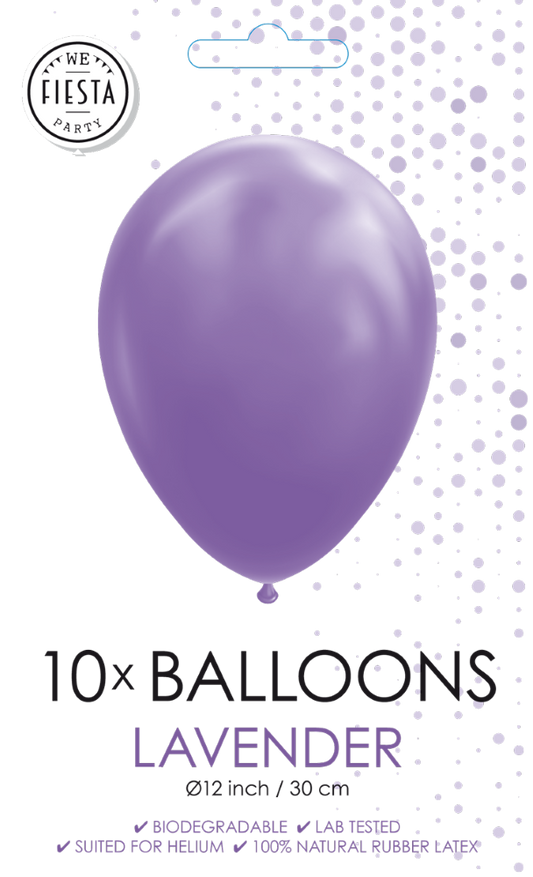 Lavendel latex ballónir