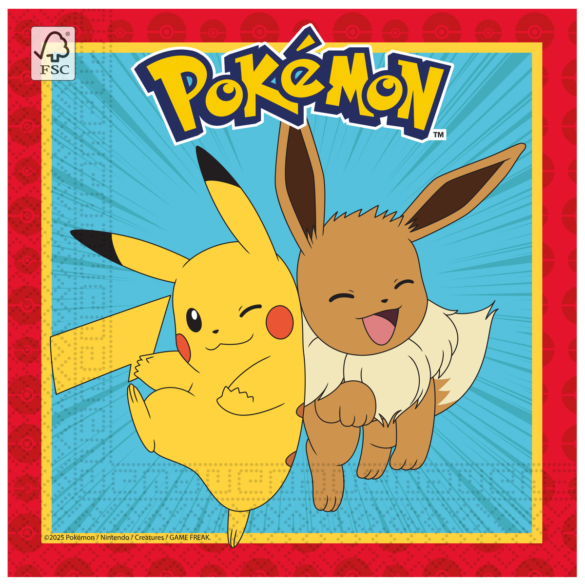 Pokemon serviettar