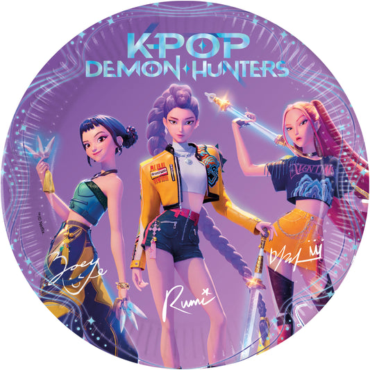 Demon Hunters K-POP papp tallerkar