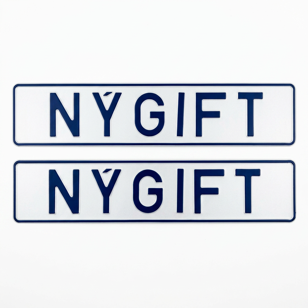 Nýgift nummarplátur