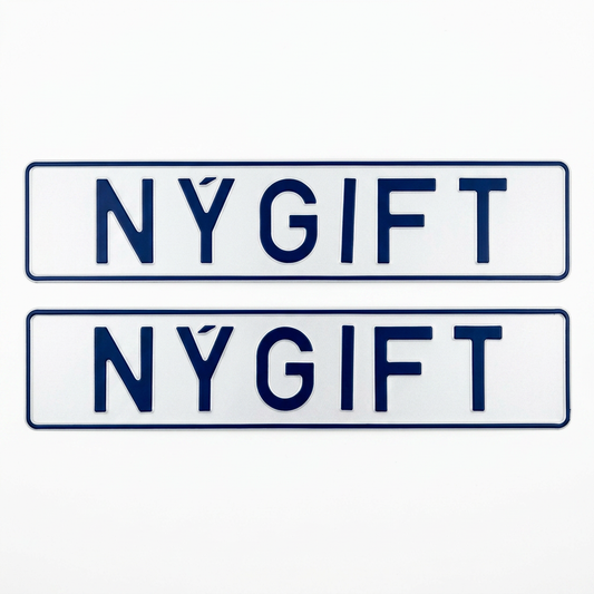 Nýgift nummarplátur