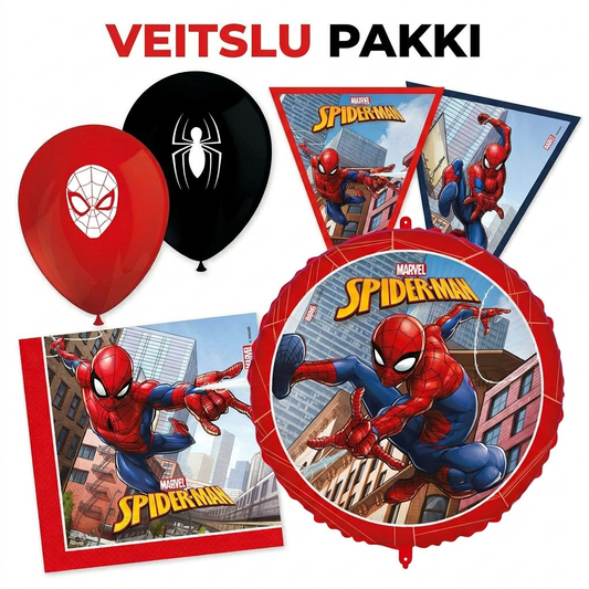 Spiderman-pakki til 8 fólk