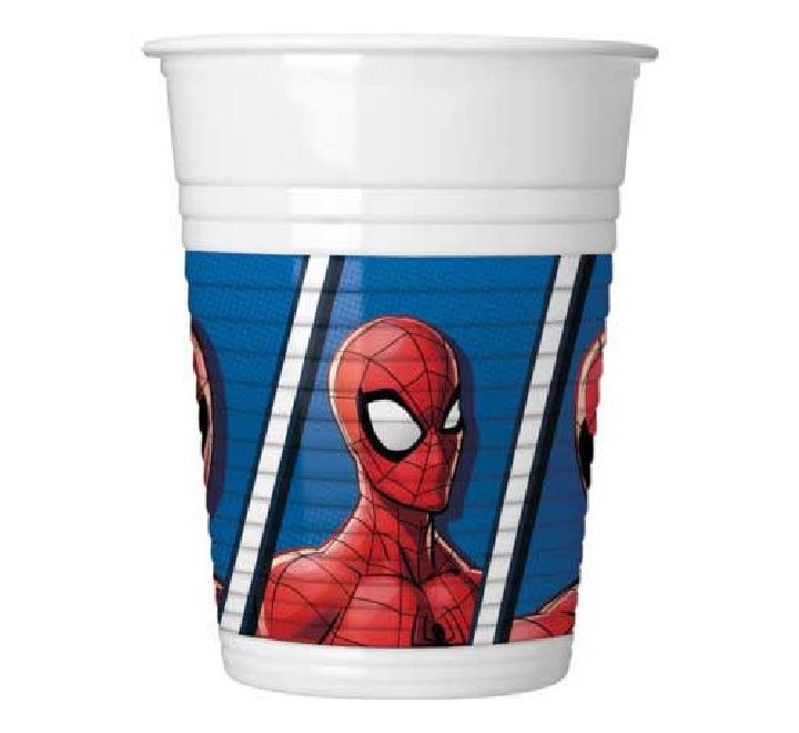 Plastik koppar. - Spiderman