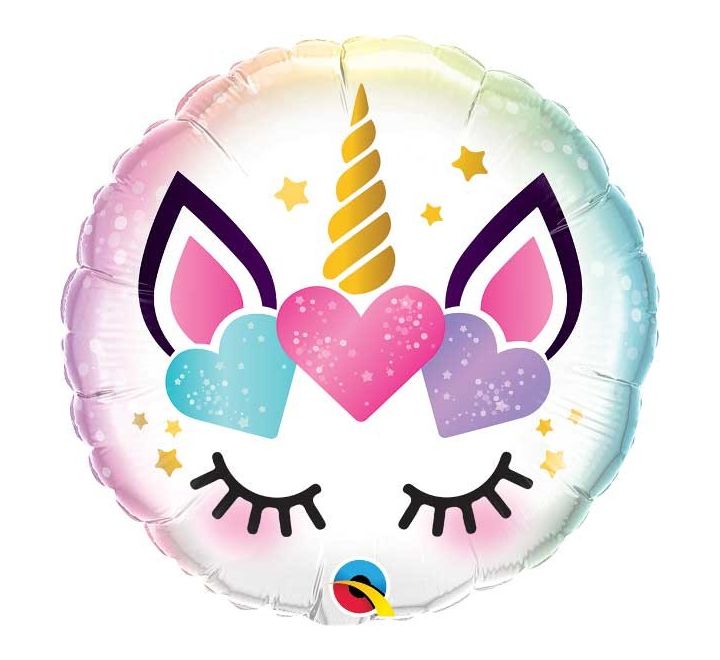 Unicorn foliu ballón