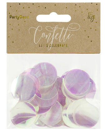 Transparent Pink Konfetti