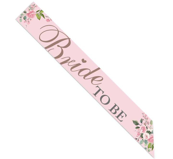 Bride to be sash