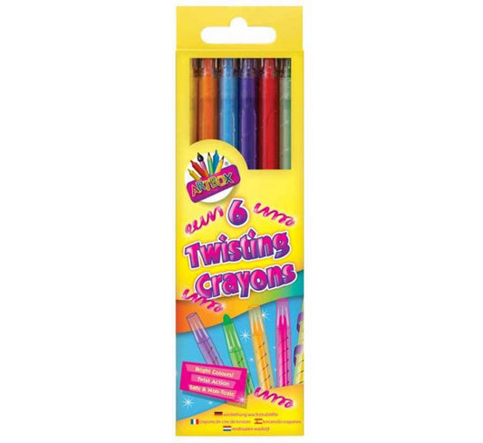 Twisting crayons