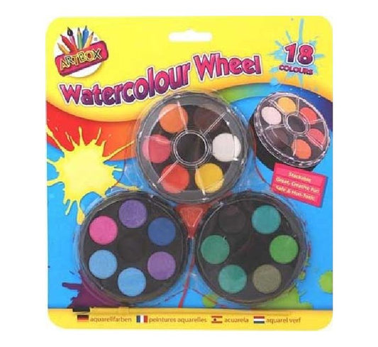 Watercolour wheels