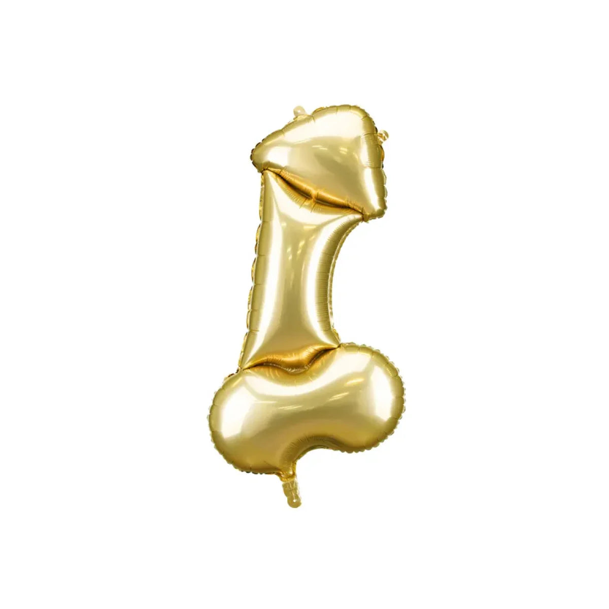 Gold penis foliu ballon