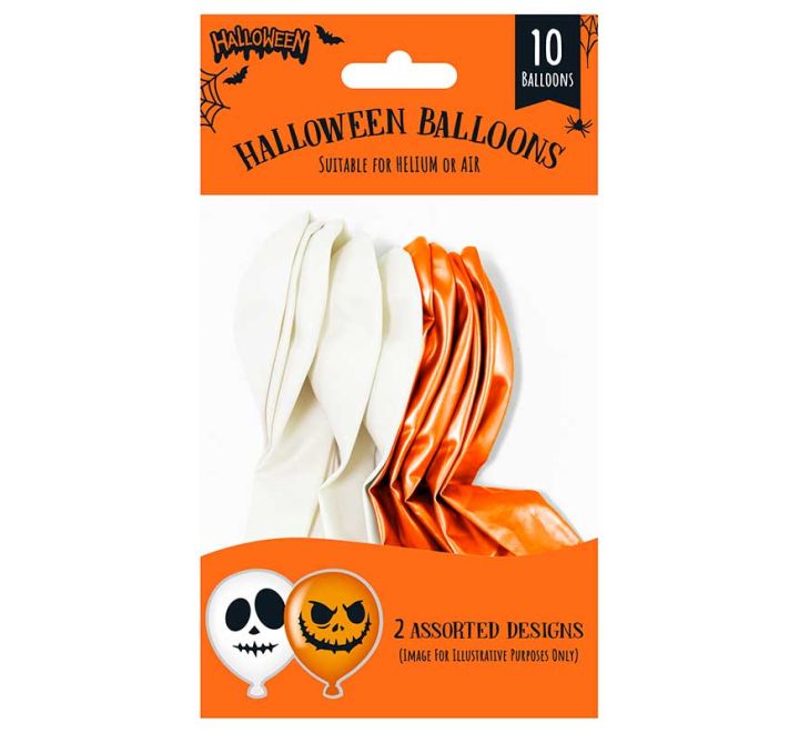 Halloween ballonir 10 stk