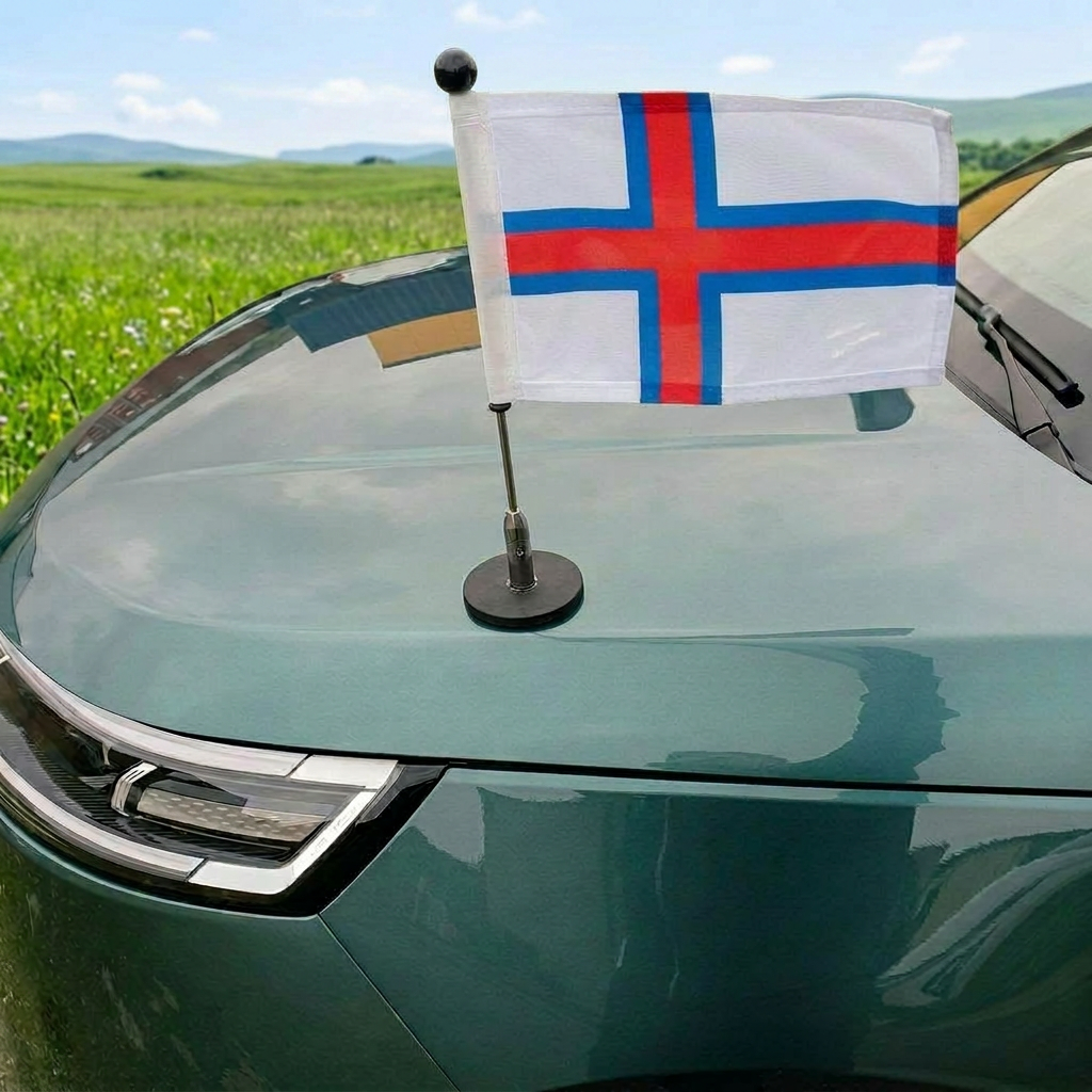 Flaggstong til bilar