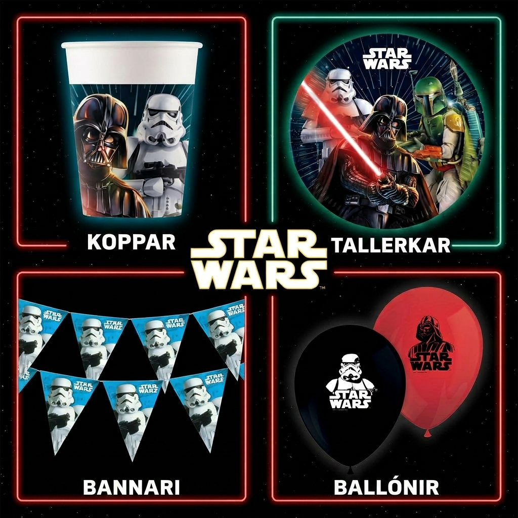 Star Wars-pakki til 8 fólk