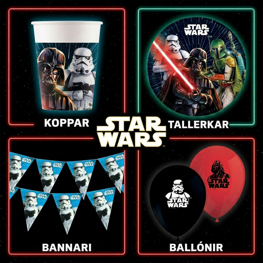 Star Wars-pakki til 8 fólk