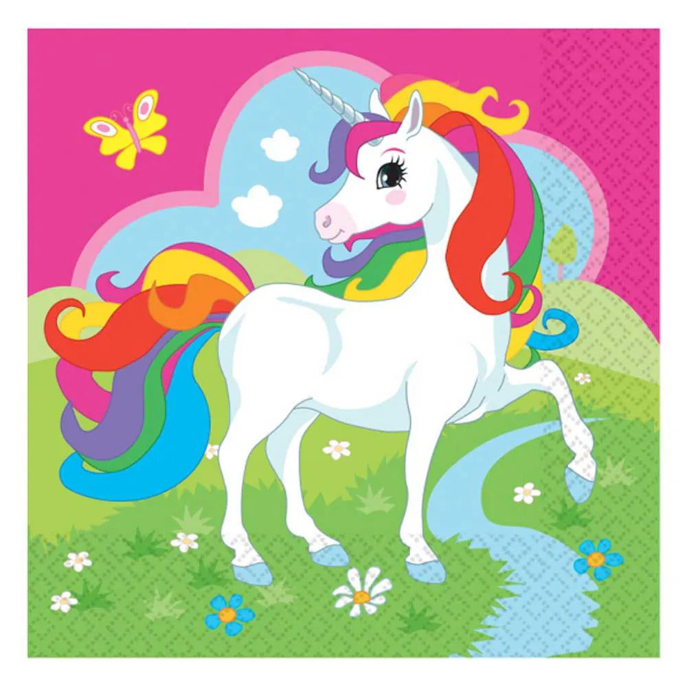 Unicorn serviettar