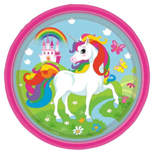Unicorn papp tallerkar