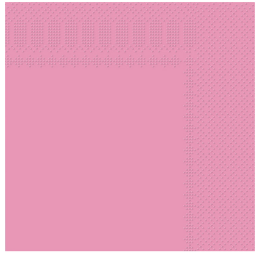 Bubblegum pink serviettar