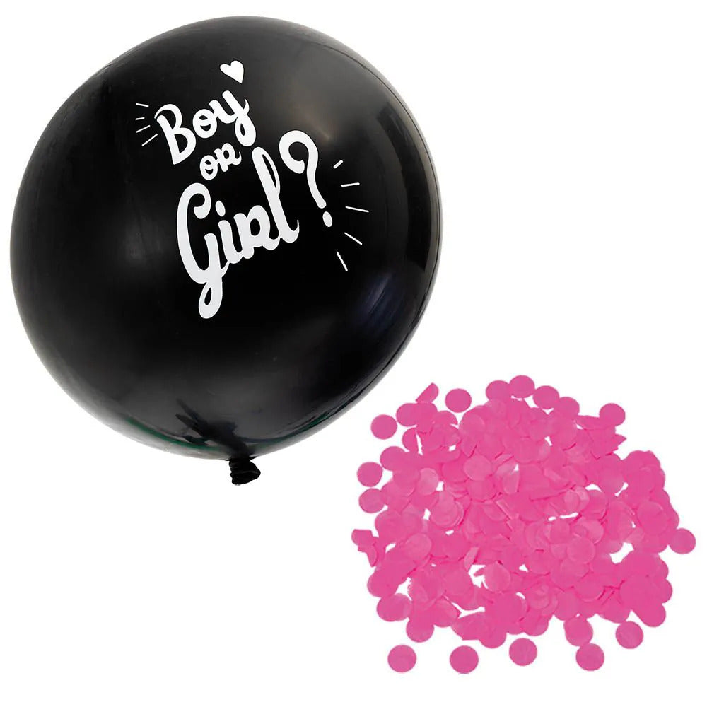 Ljósareyð gender reveal ballón.