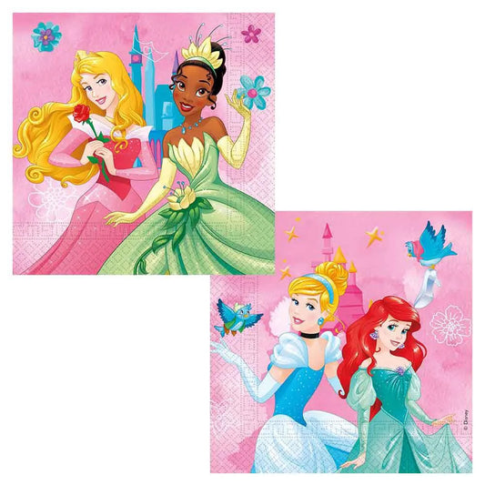 Disney prinsessu serviettar