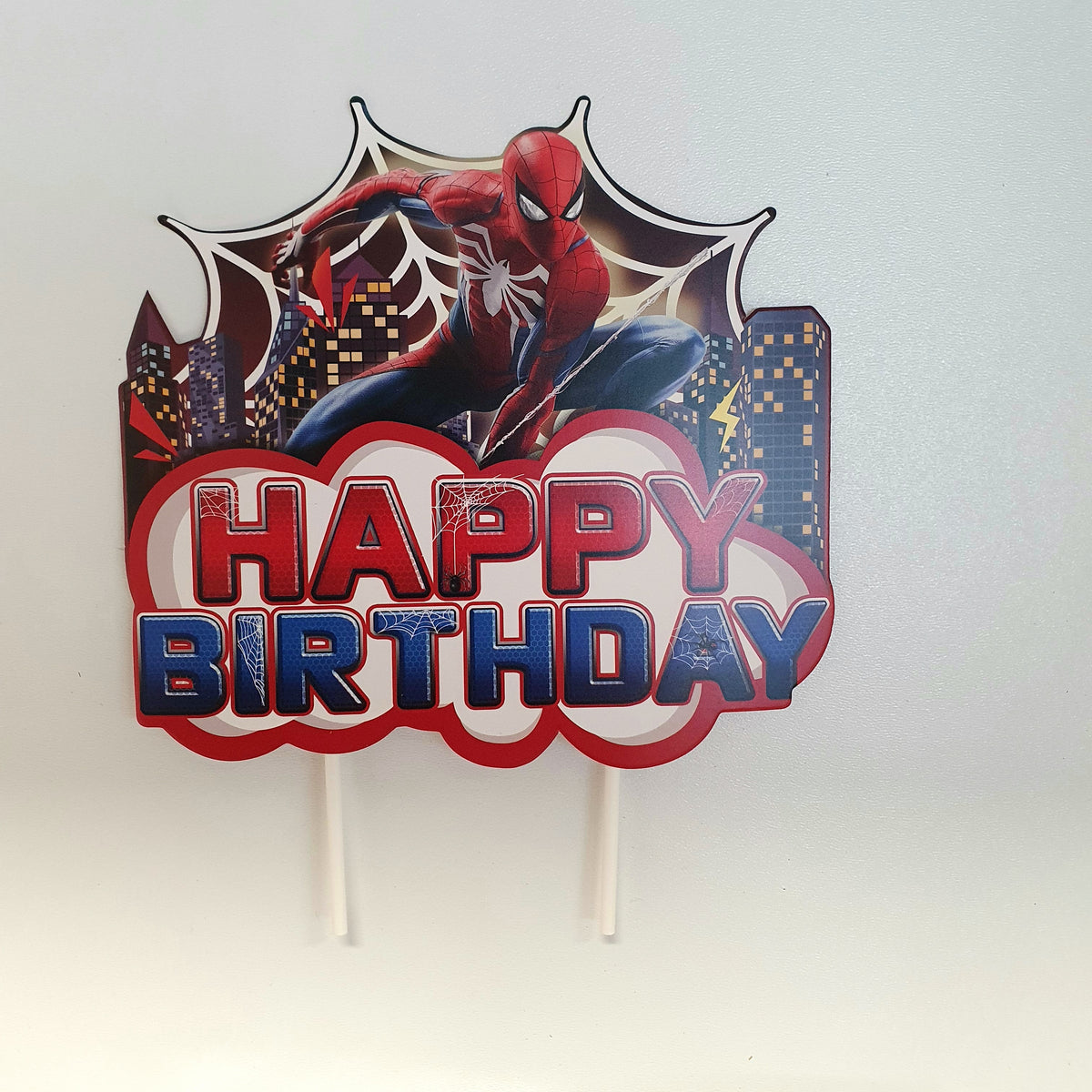 Spiderman Happy Birthday pakki