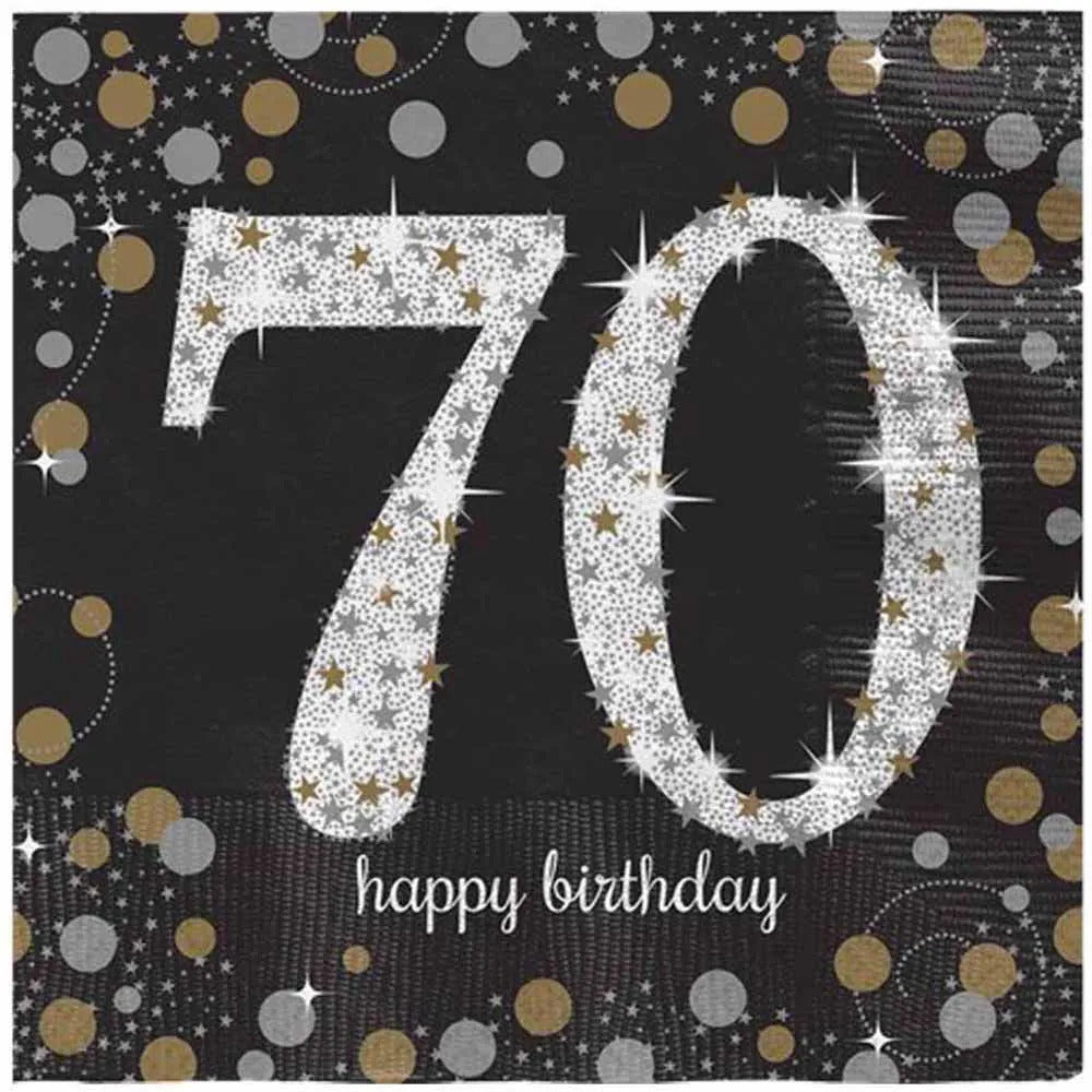 70 ára Serviettar