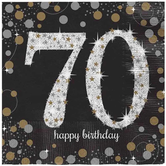 70 ára Serviettar