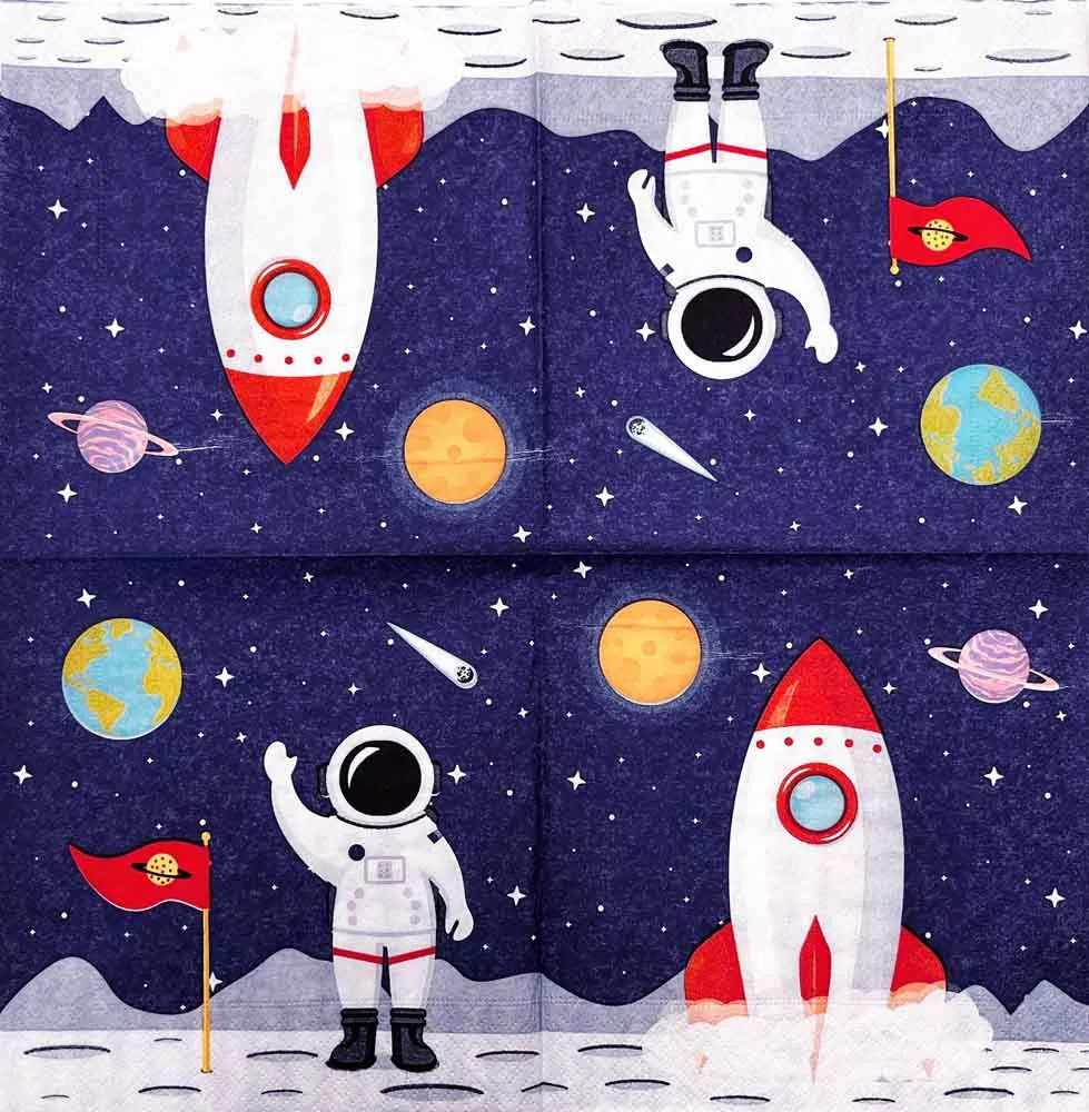 Space Party serviettar