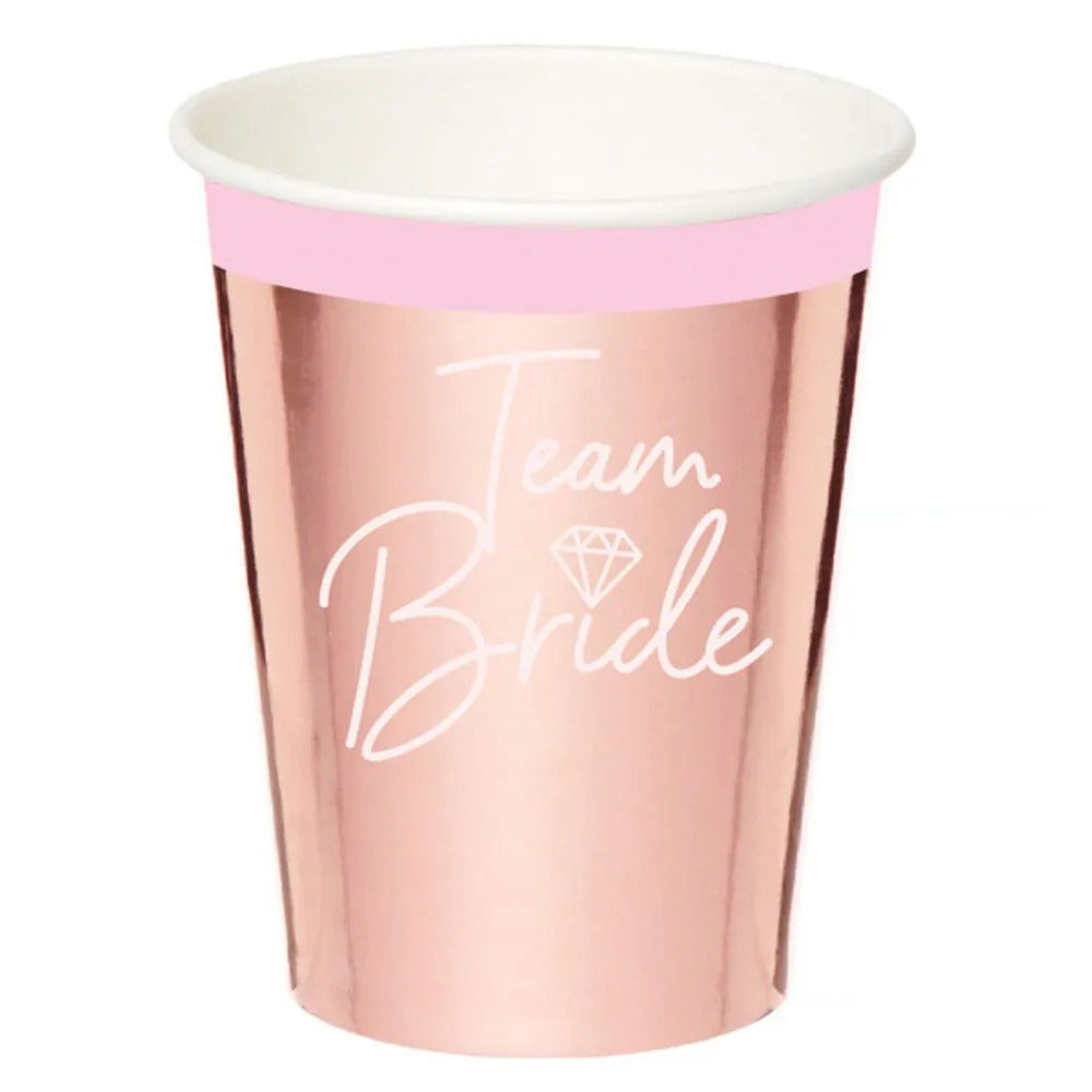 Team Bride papp koppar